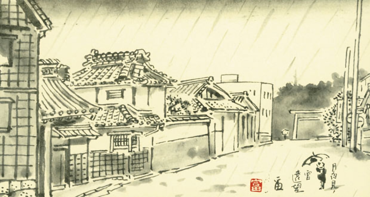 月夜見の宮 遠望