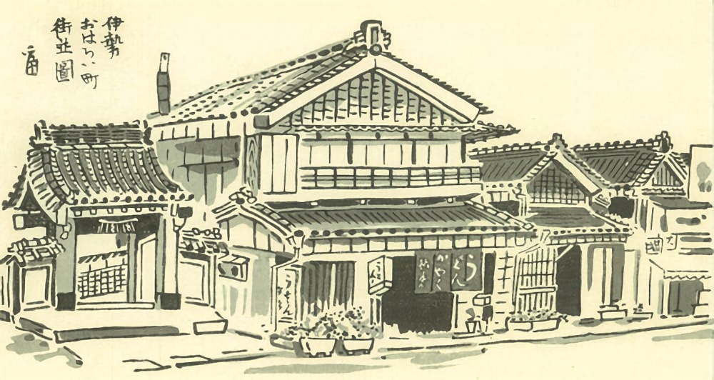 おはらい町街並図